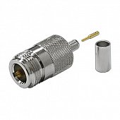 N-211F-HI NGT (N-F111F) ВЧ-разъем N,  гнездо,  RG-58,  обжимной (crimp)